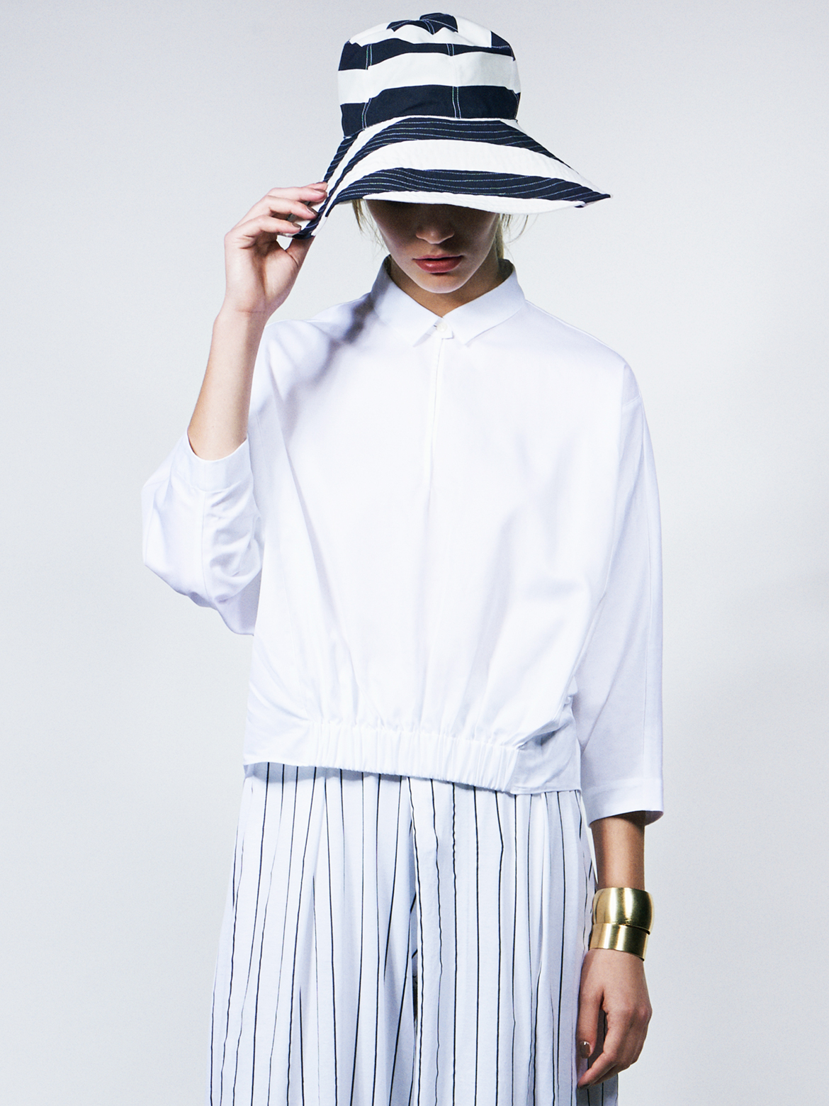 YVON ドルマンスリーブシャツ