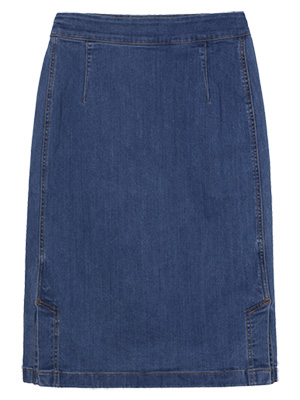 【イネド/フランドル】【13・15号】ハイパワーデニムタイトスカート