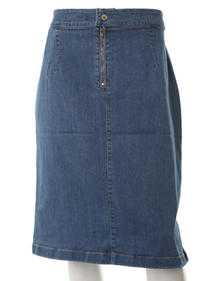 【イネド Lサイズ/フランドル】ハイパワーデニムタイトスカート