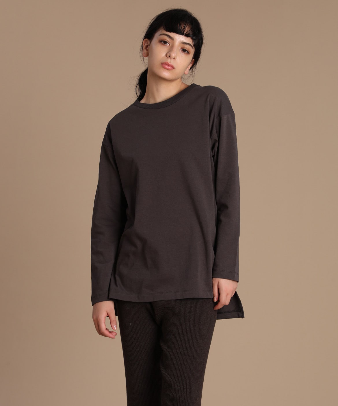 サイドスリットロングtシャツ Ined イネド フランドル Flandre オンライン