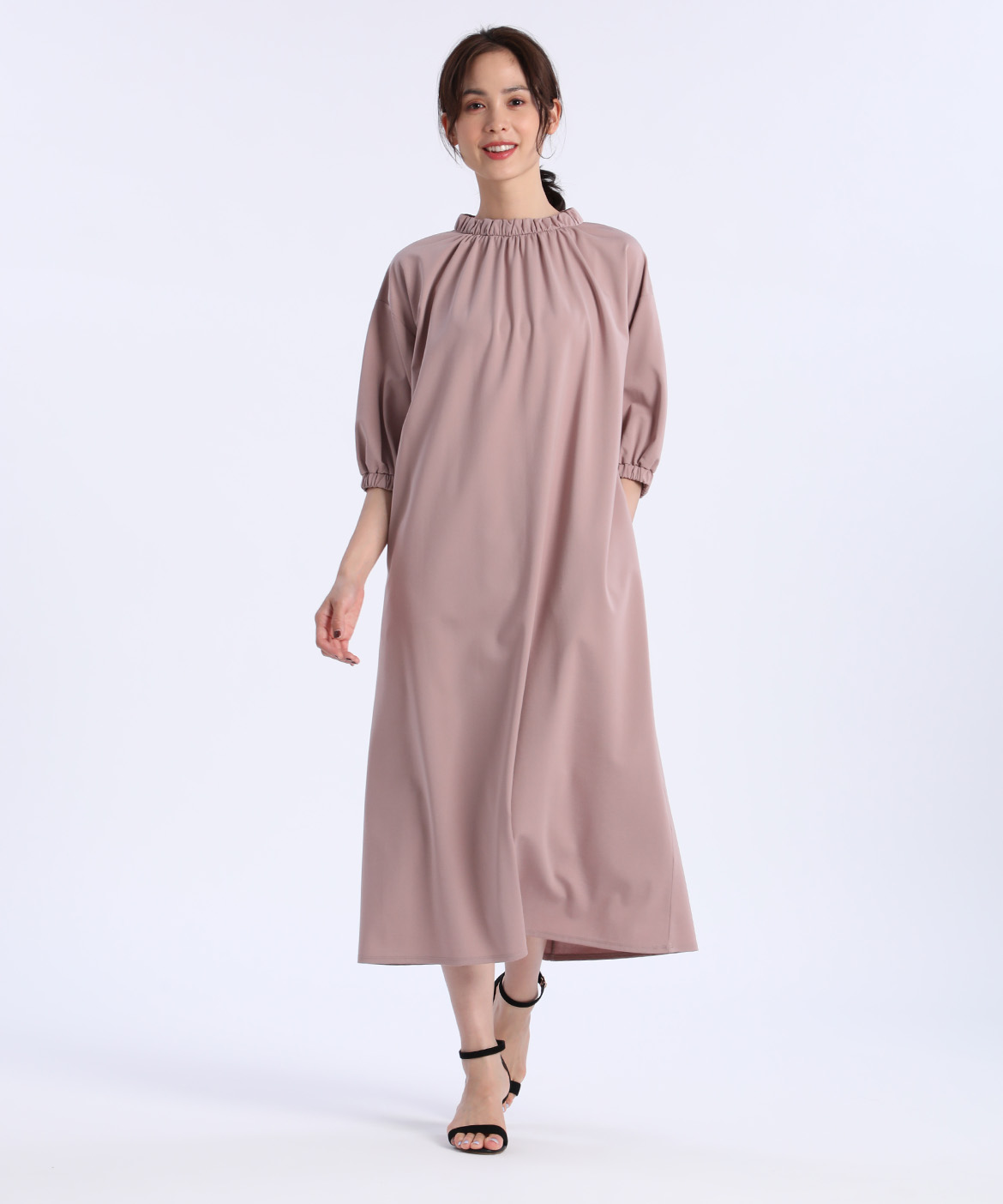 ロングギャザーワンピース 7 Idconcept セブンアイディコンセプト フランドル Flandre オンライン