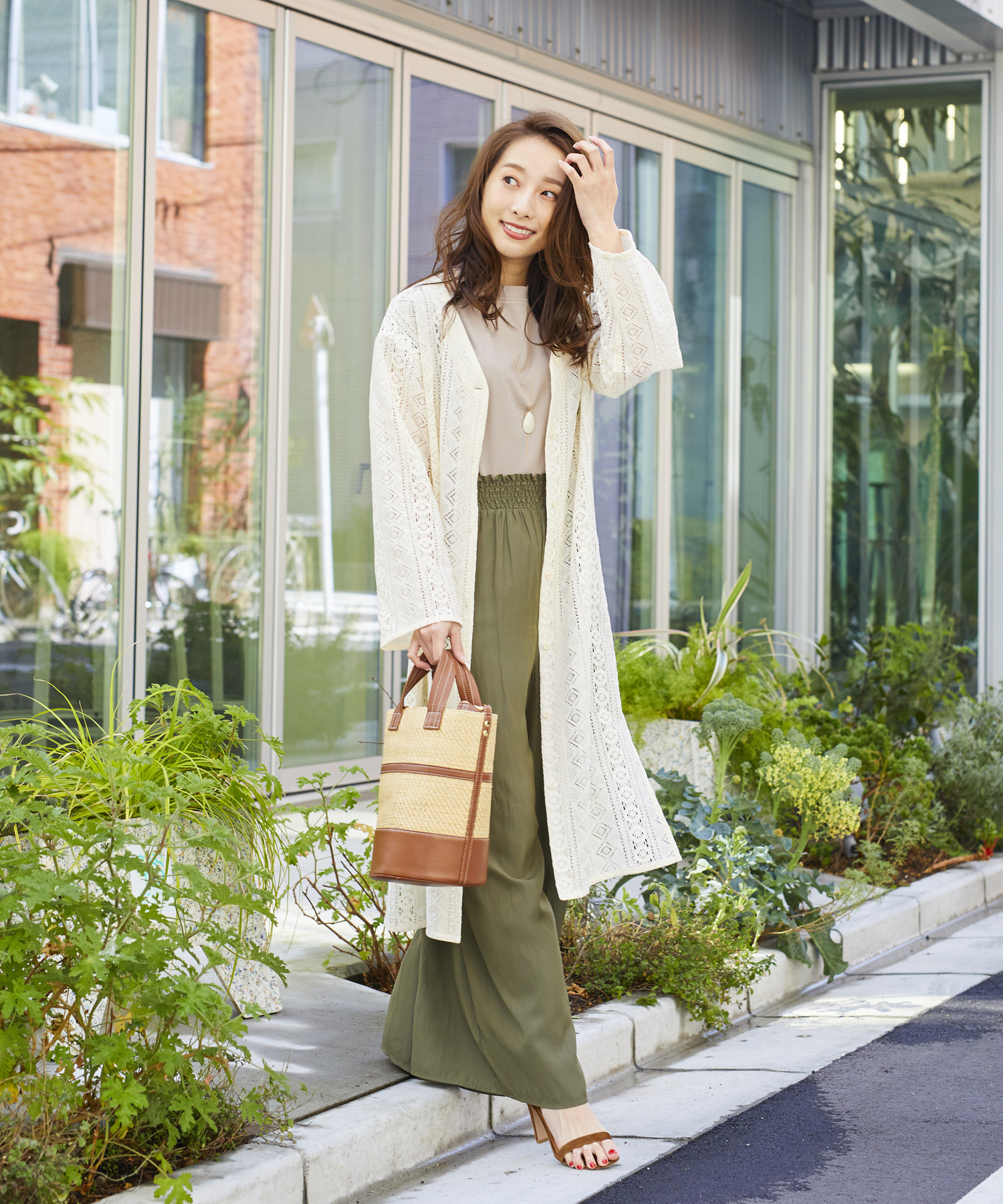 レース羽織りワンピース Le Souk Holiday ルスークホリデー フランドル Flandre オンライン