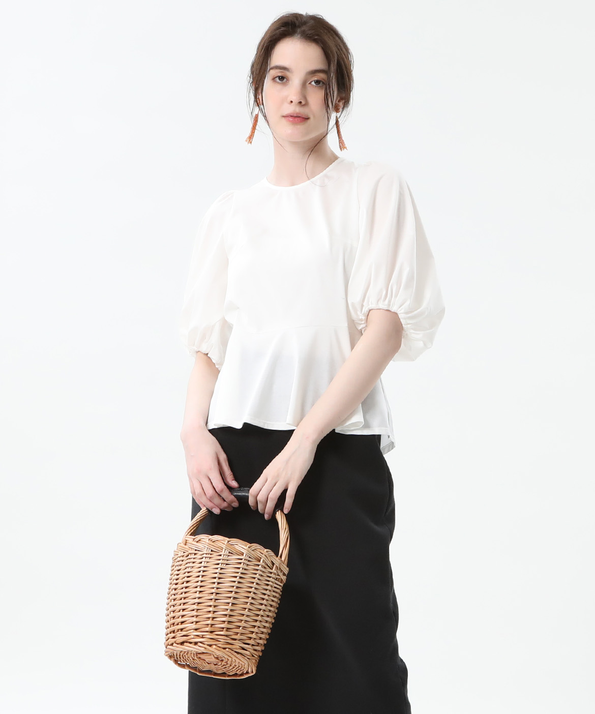 Maglie Par Ef De バックシャンカットソー Maglie Par Ef De マーリエ パー エフデ フランドル Flandre オンライン