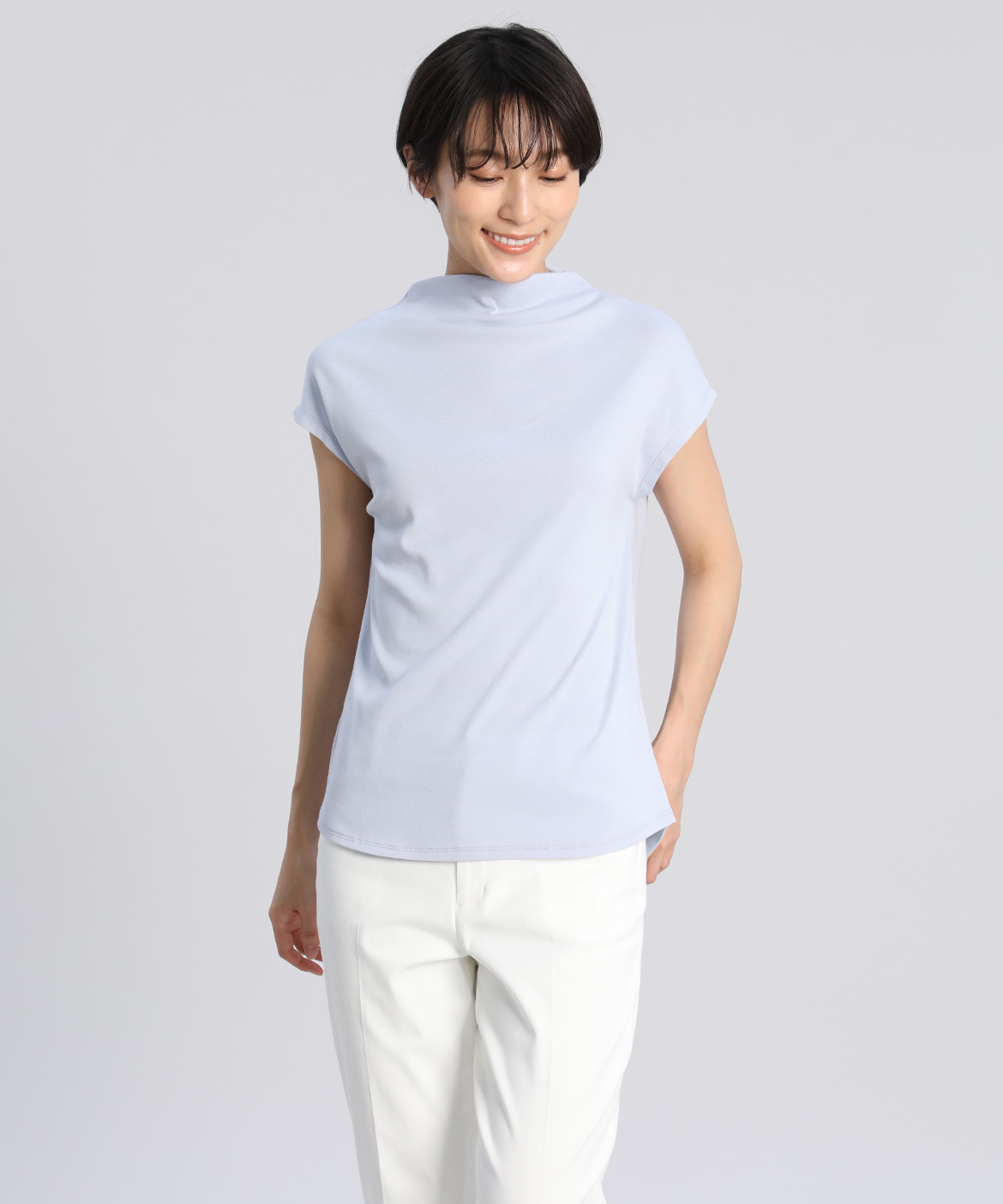 ボトルネックカットソー スビン綿mixフライス I T S International イッツインターナショナル フランドル Flandre オンライン ボトルネックカットソー スビン綿mixフライス I T S International イッツインターナショナル フランドル Flandre オンライン