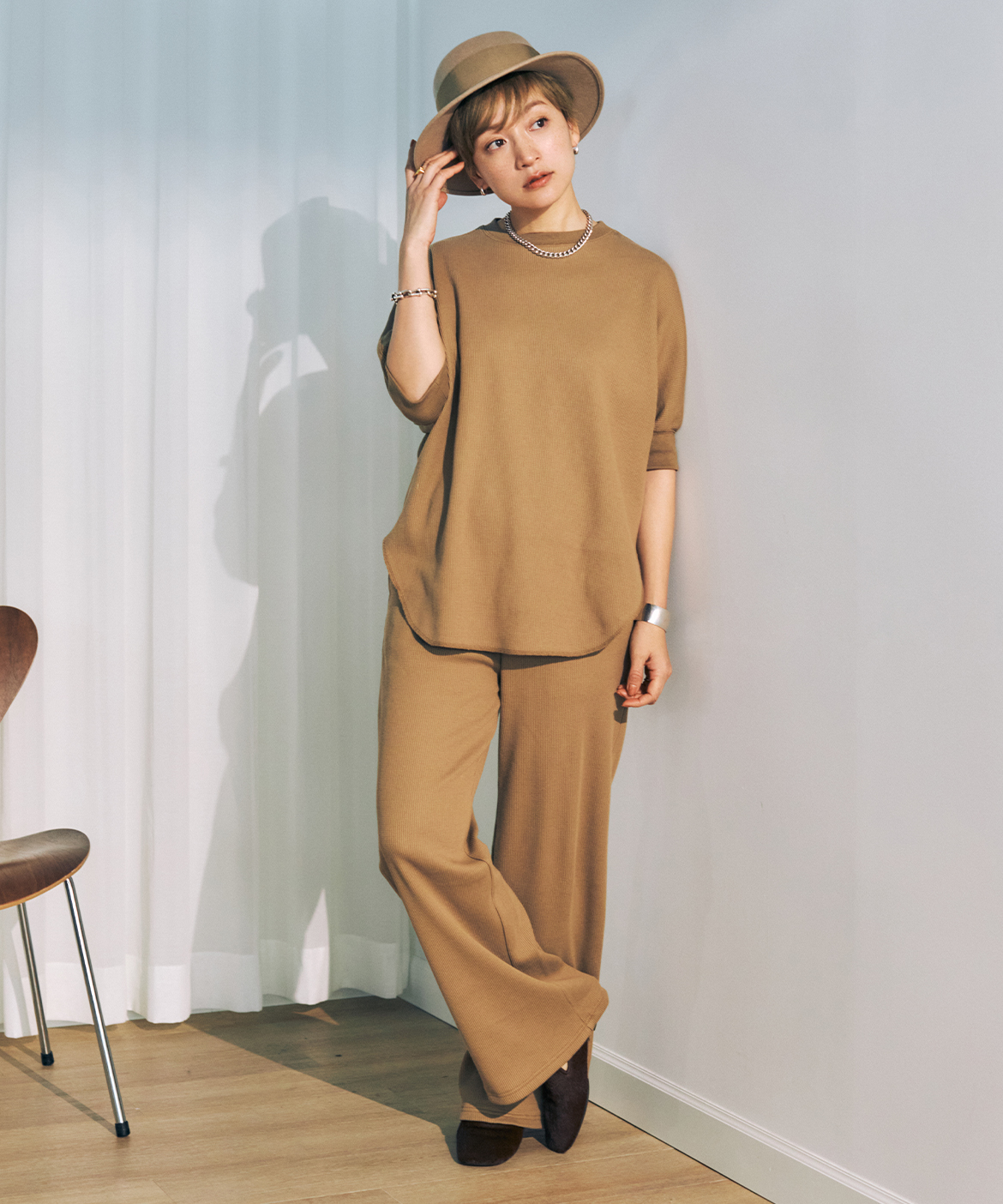 高山都 I T S International オーガニックコットンワッフルパンツ I T S International イッツインターナショナル フランドル Flandre オンライン