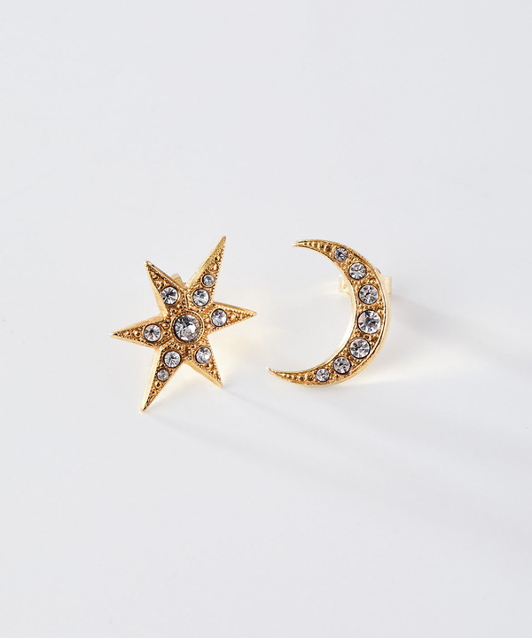 MOON＆STAR solo ピアス｜ADER.bijoux（アデルビジュー）｜フランドル