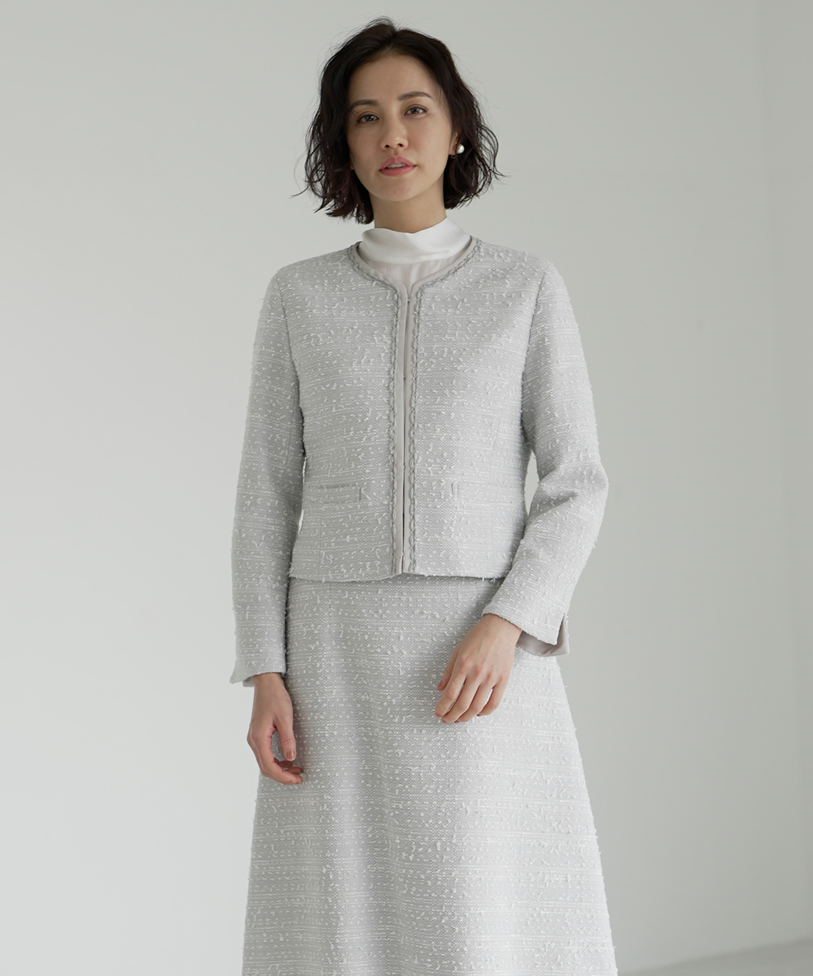 Maglie Par Ef De ツイードジャケット Maglie Par Ef De マーリエ パー エフデ フランドル Flandre オンライン