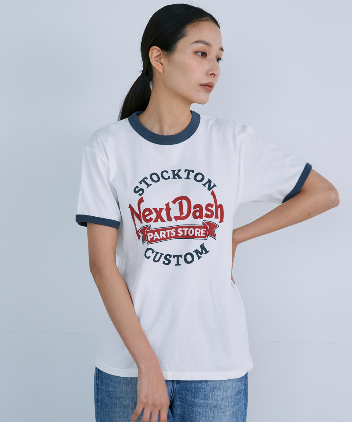 SUPERIOR CLOSET》リンガーTシャツ《GOOD ROCK SPEED》 ｜INED