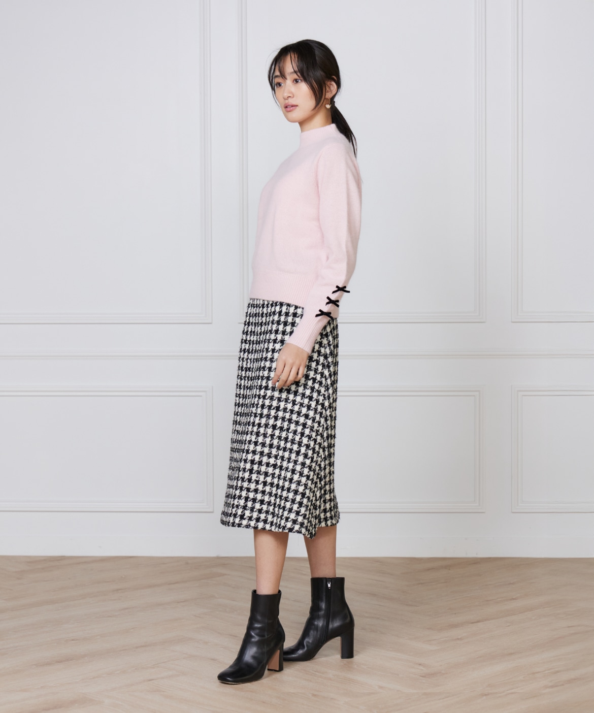 ベロアリボンフォックスプルオーバー｜Maglie le cassetto（マーリエ