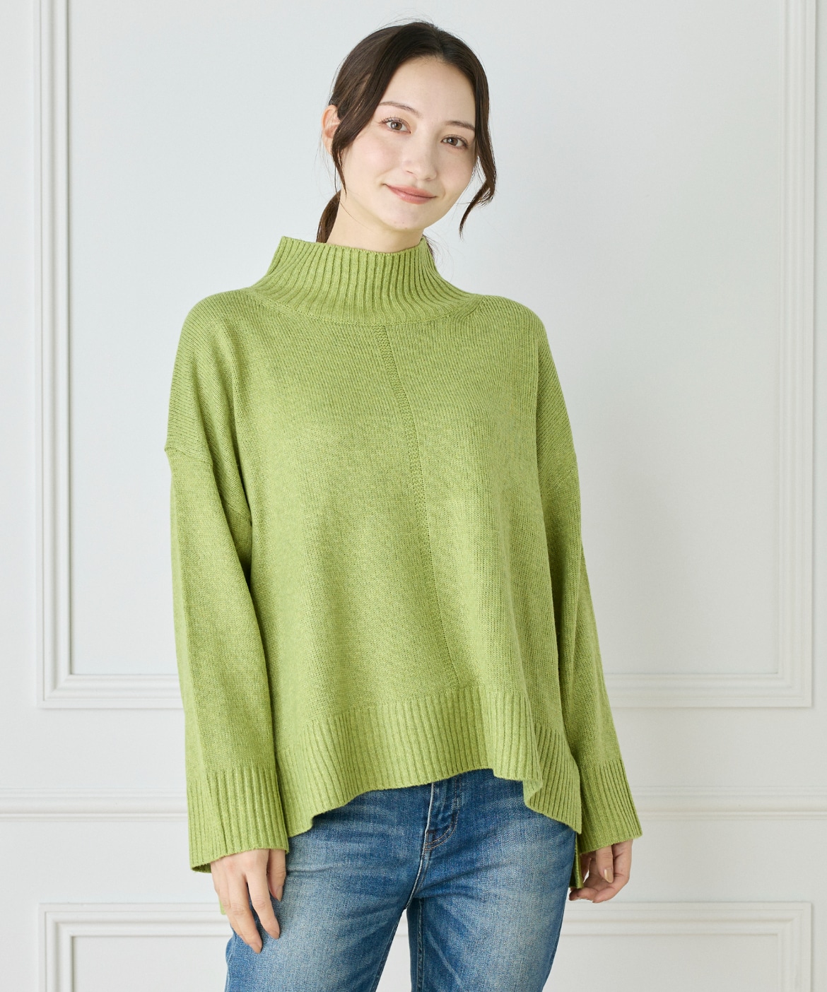 スフレニットハイネックプルオーバー｜Le Souk（ルスーク