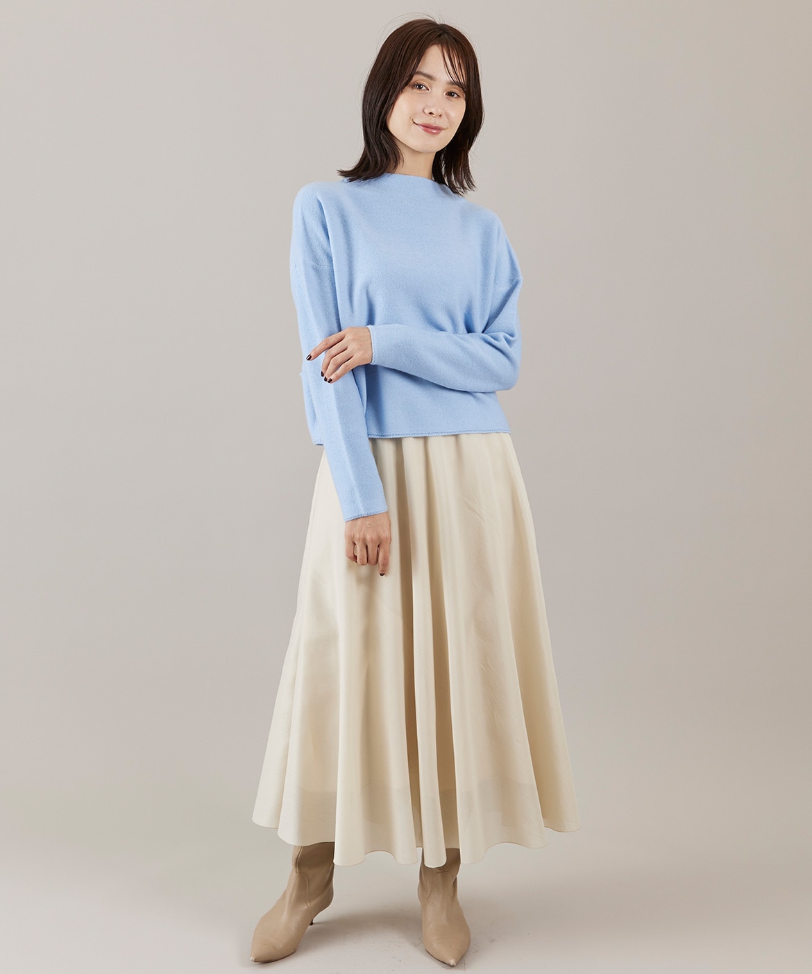 モックネックプルオーバー｜INED（イネド）｜フランドル（FLANDRE