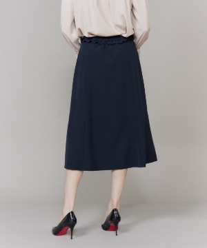 プラスサイズ》フリルフレアスカート《M Maglie le cassetto》｜Maglie