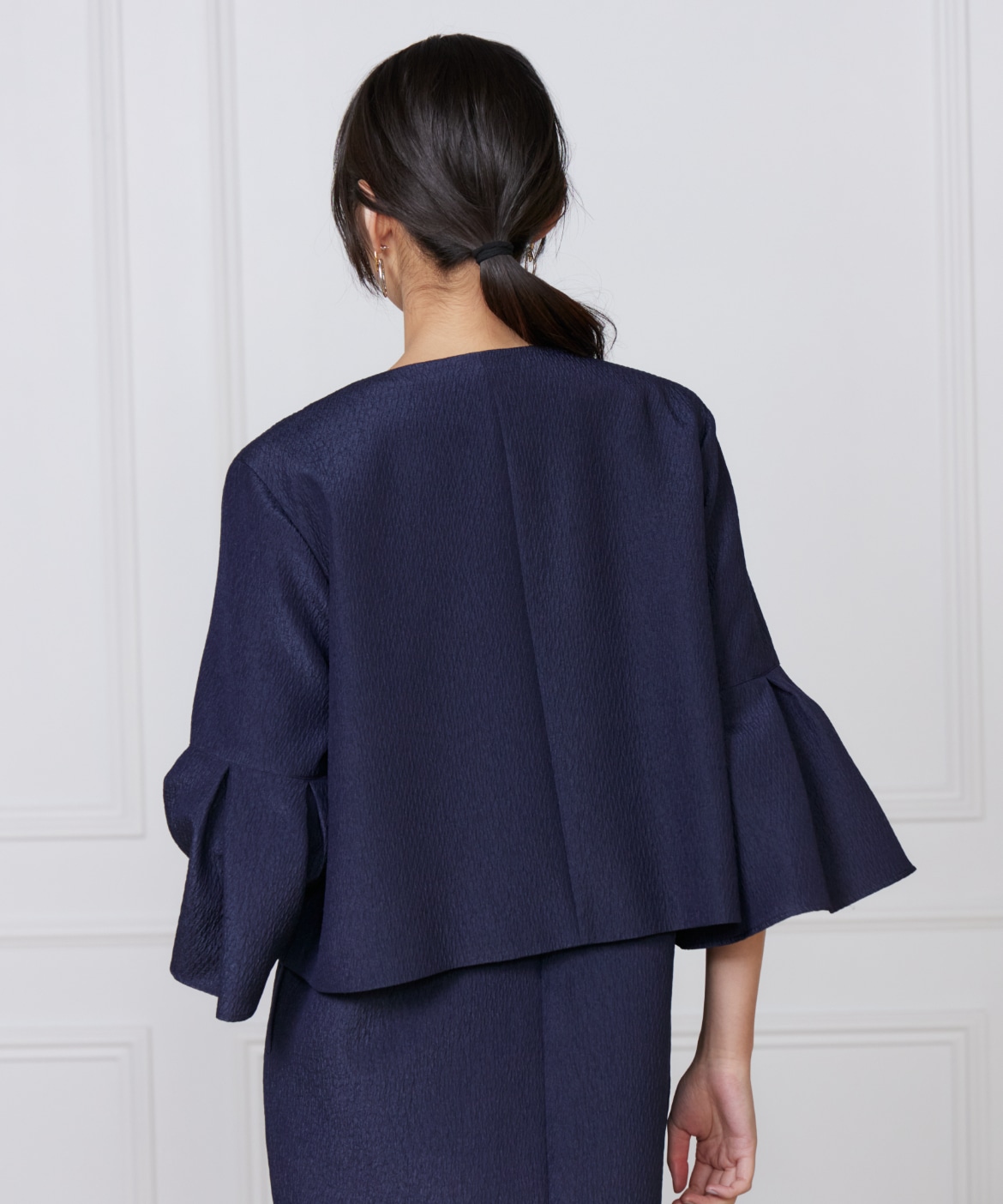 タックフレアースリーブジャケット｜7-IDconcept.（セブンアイディ