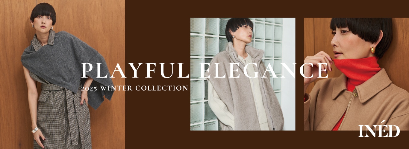 新品　INED イネド　ダッフルコート　オフホワイト系　11 新品 INED イネド ダッフルコート オフホワイト系 11 INED