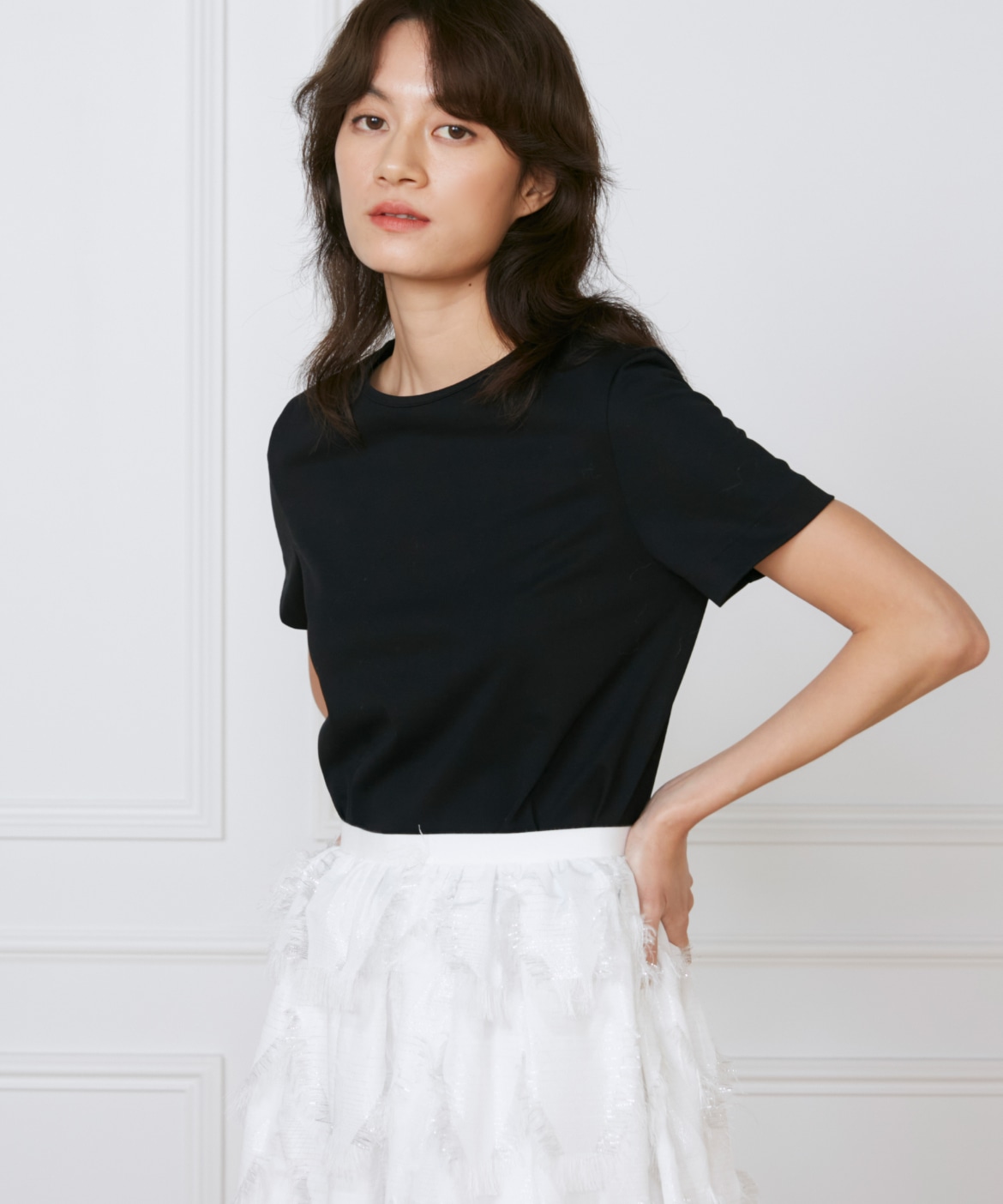 シンプルTシャツ《la veille by SUPERIOR CLOSET》 ¥16,500 