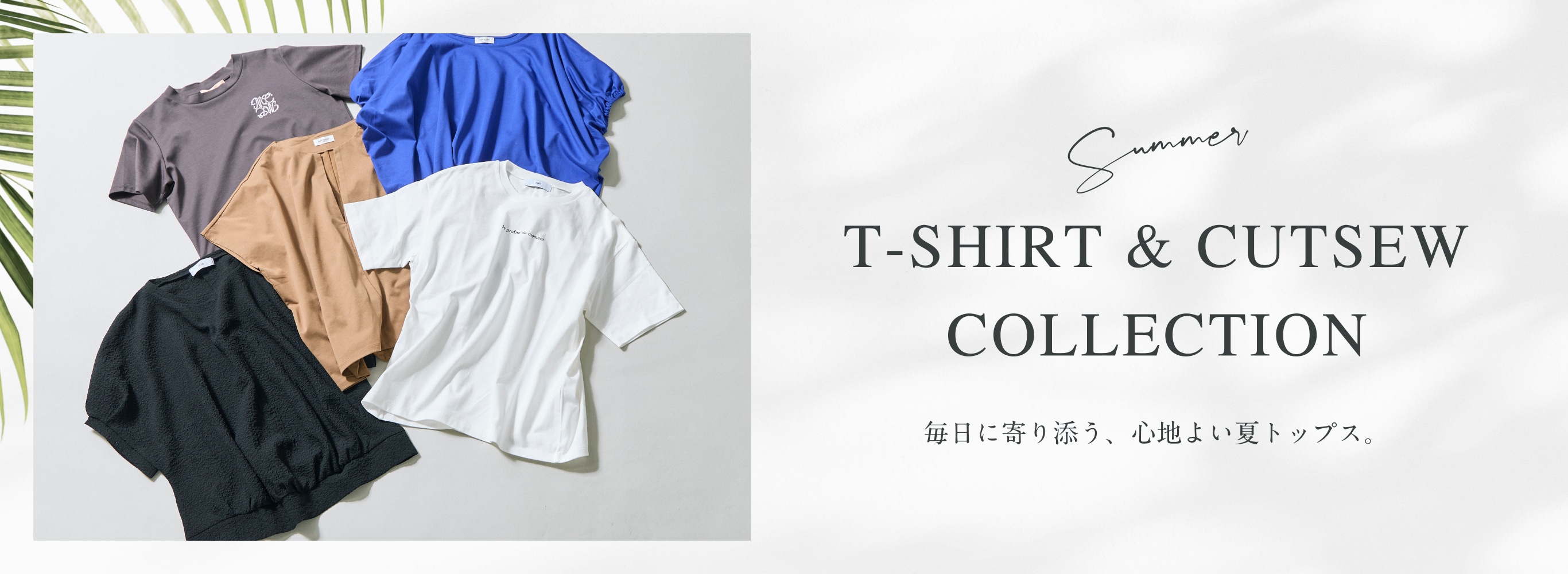 SUMMER T-SHIRT & CUTSEW COLLECTION